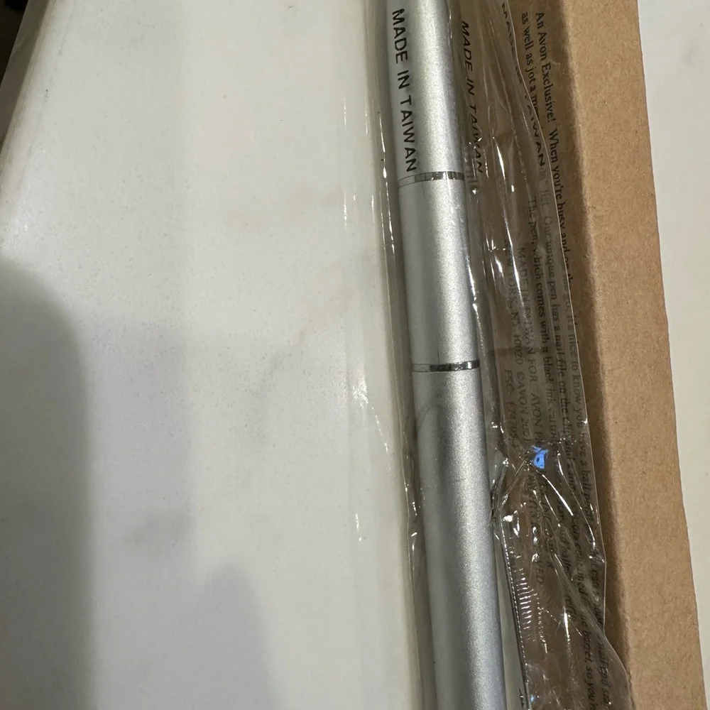 Avon vintage Pen with Nail File and Scissors